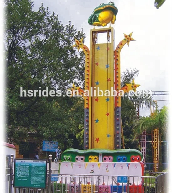 Frog Jumping Amusement Park Rides Equipment