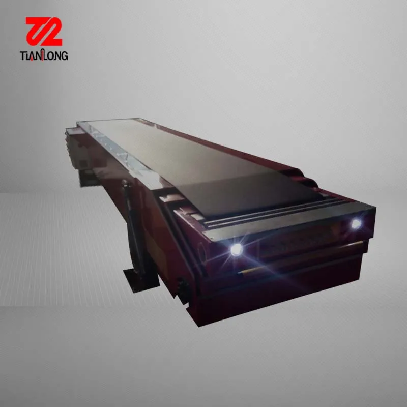 Flexible lifting unloading telescopic conveyor belt type