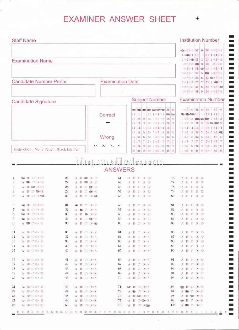 OMR Scanner /exam equipment /Optical Mark Reader