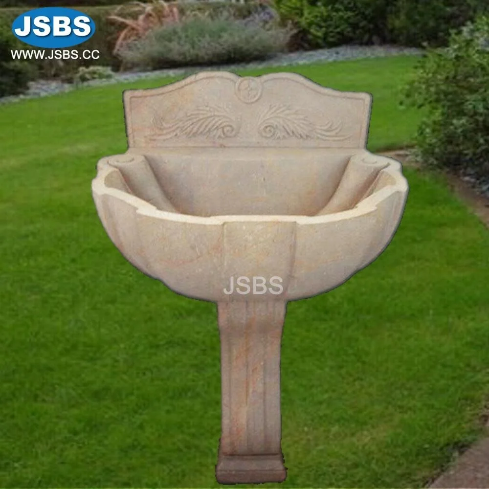 Outdoor Polished Garden Decorative Antique Marble Sinks Design