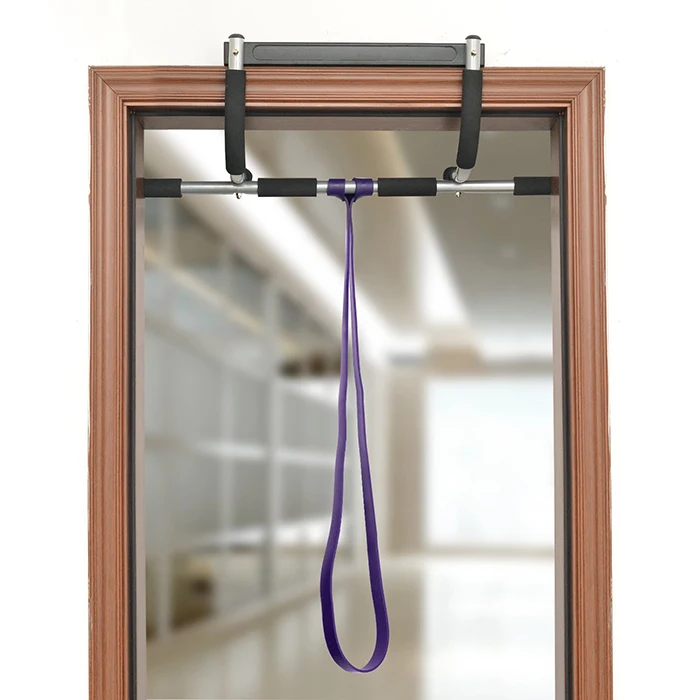 Indoor Gym Drilling-Free Pull up Push Home Fitness Equipment Adjustable Ceiling Power Fitness Standing-Free Elevated Pull up Bar