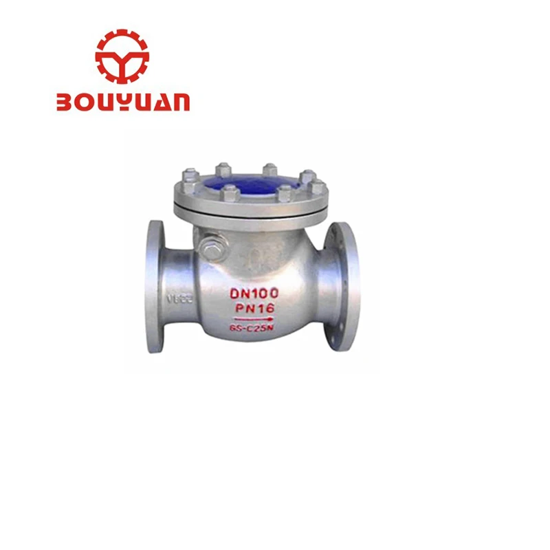 
Non return check valve flange ends one way check valve With swing type 