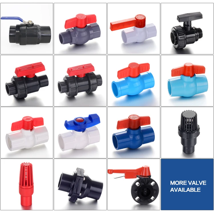 all sizes available best price plastic pvc double union ball valve