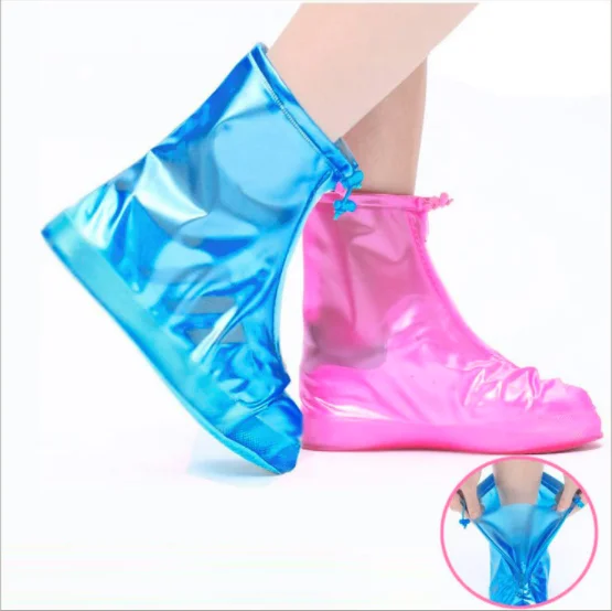 
Rainproof shoe cover waterproof zipper shoe cover thickening sole 