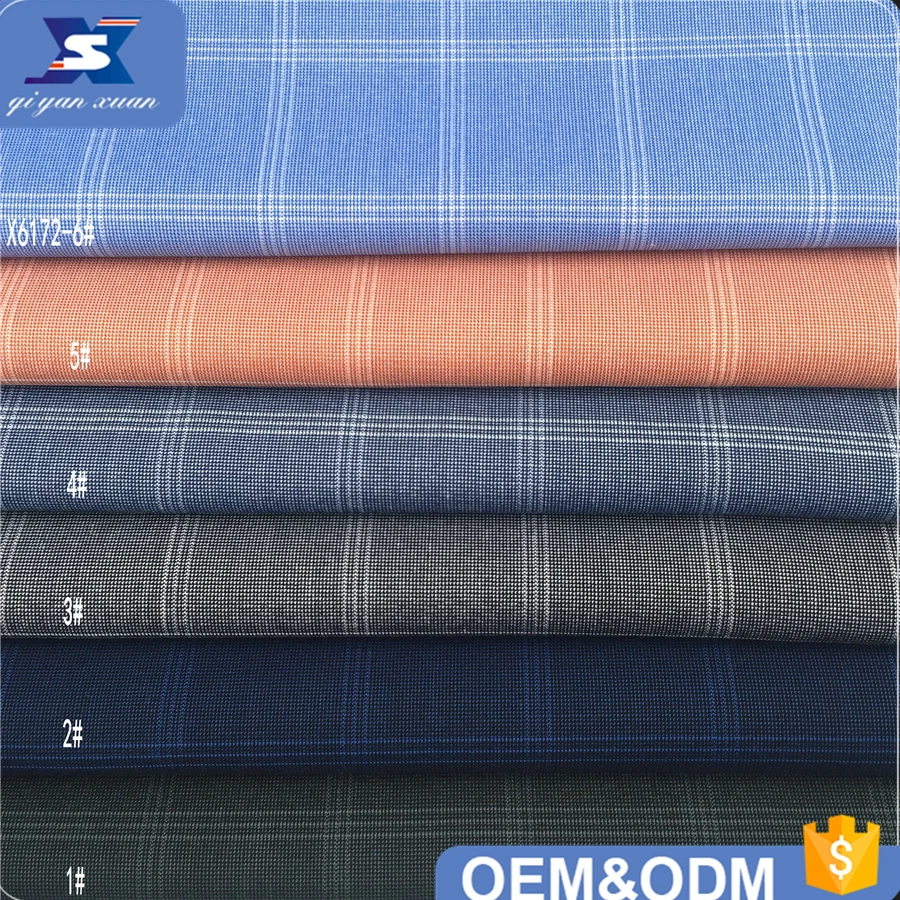 Оптовая продажа, новый клетчатый Блейзер яркого цвета для мужского костюма из полиэстера, вискозы, спандекса, поставщик текстильной компании Гуанчжоу