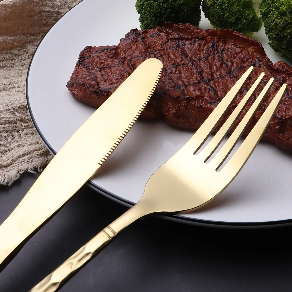 
Mirror polishing stainless steel flatware set 24 pcs cutlery set with wooden box 