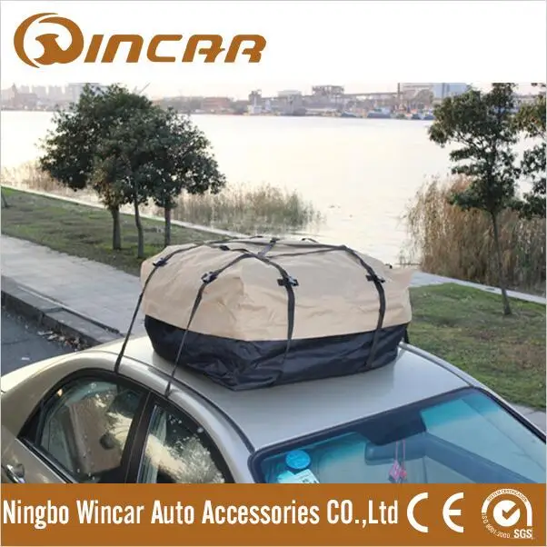 
600D Oxford Fabric Car Roof Bag for Touring Travel,Car Roof Luggage Carrier 