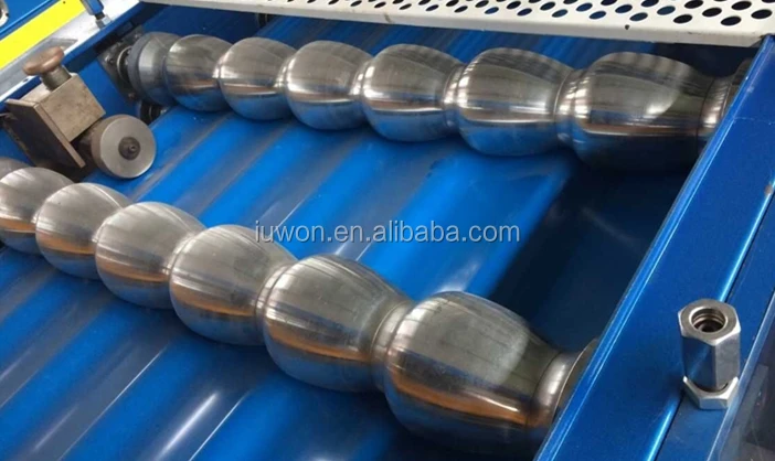 
Automatic Metal Roof Panel Coloured Steel Sheet Tile Roll Forming Production Line 