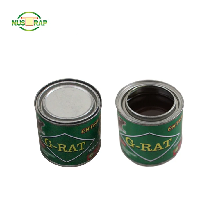 Sticky mouse glue tin can/ rat glue