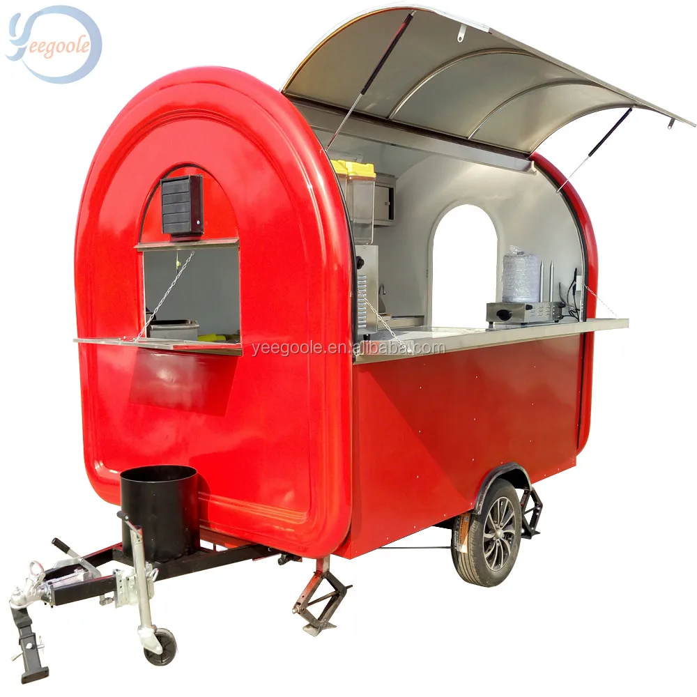Mobile food trailer/caravan trailer for sale/food concession trailer for sale CE