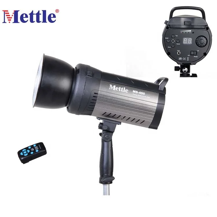 camera 400W battery operated studio flash light for photography