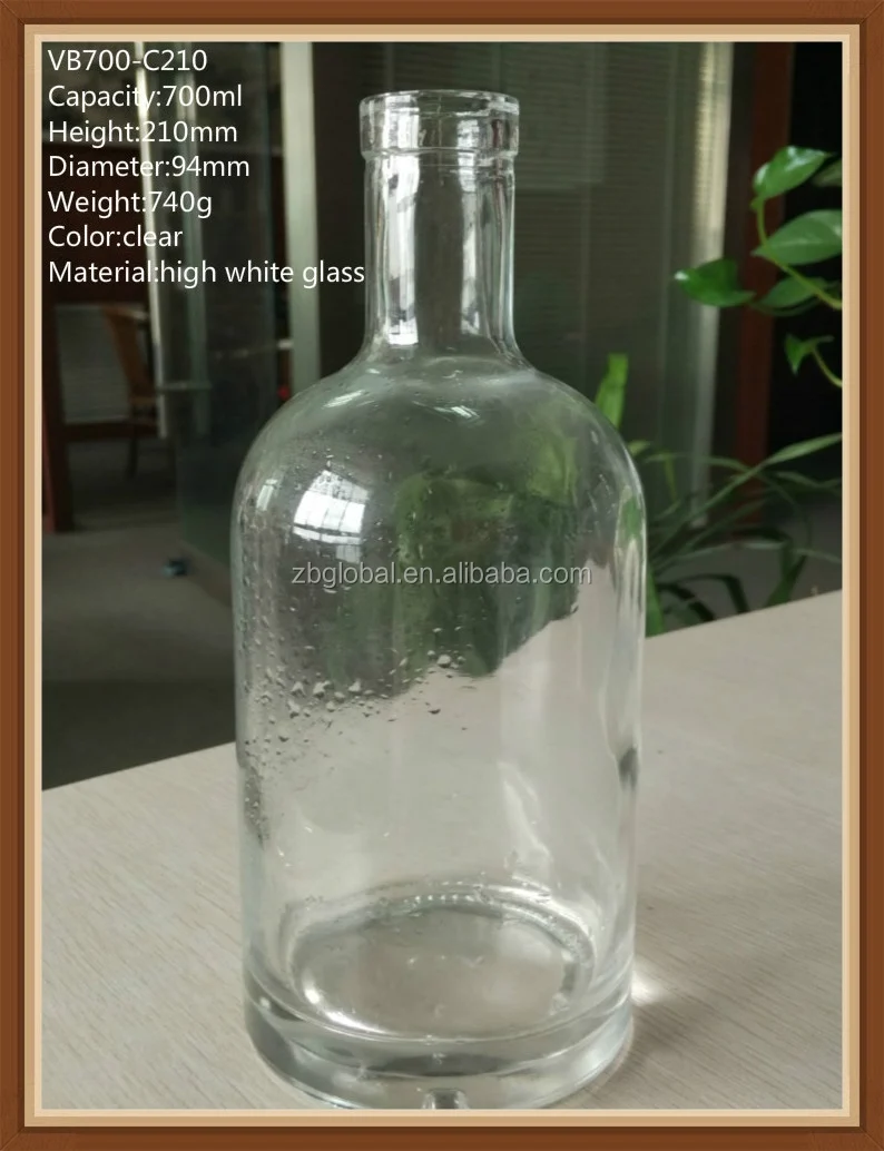 
Стеклянная бутылка для ликера, 700 мл, для использования в водке и трафаретной печати 