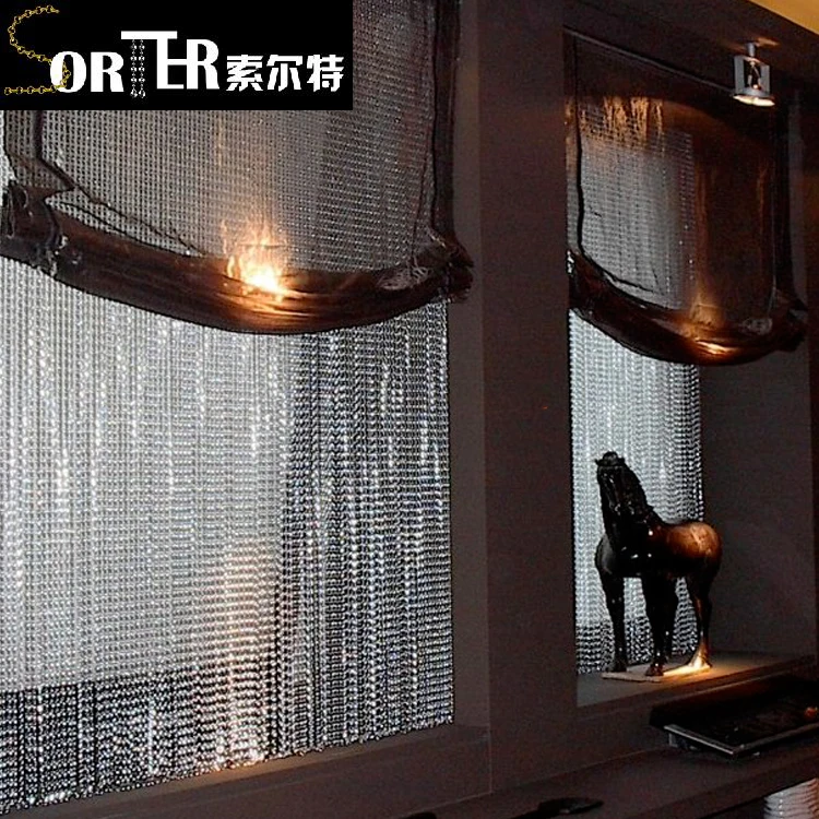 luxurious decorative metal restaurant room divider