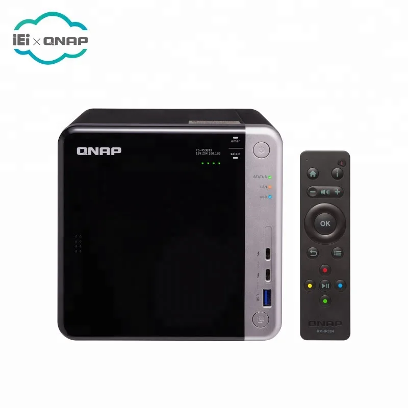 Qnap TS-453BT3-8G 4-bay сети nas сервера хранения с Intel Celeron Apollo Lake J3455 Quad-core процессор,