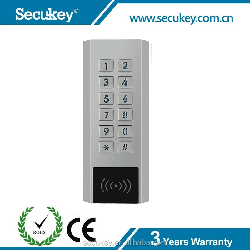 Металлическая дверь wiegand card reader клавиатуры контроля доступа