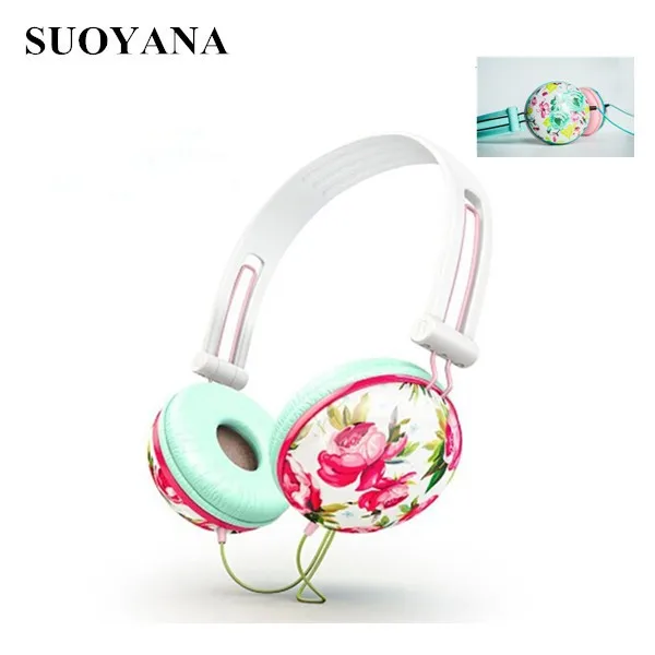 Simple Design Comfort Earbuds Headphones Promotion Wired Headset With Transfer  Printing For Kids