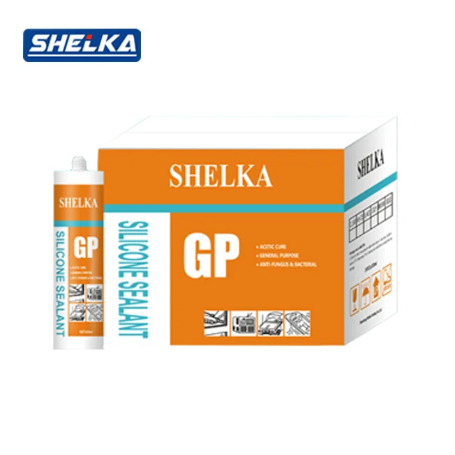 Общего назначения gp прозрачный силиконовый уплотнитель стекла