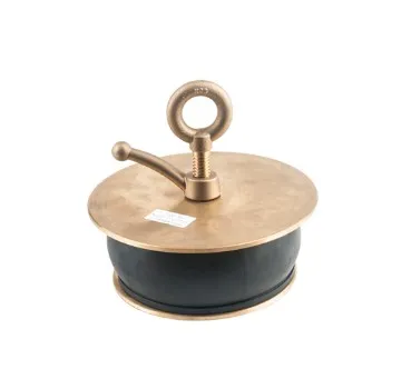 High quality Marine hardware stainless steel scupper drain plug with Custom brass