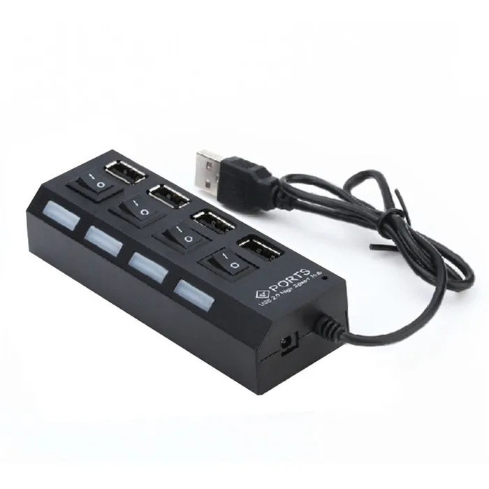 Wholesale high speed in desk charging charger 7 4 port por USB 2.0 hub
