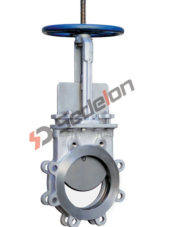 Пневматический/Электрический литая стальная задвижка для ножа