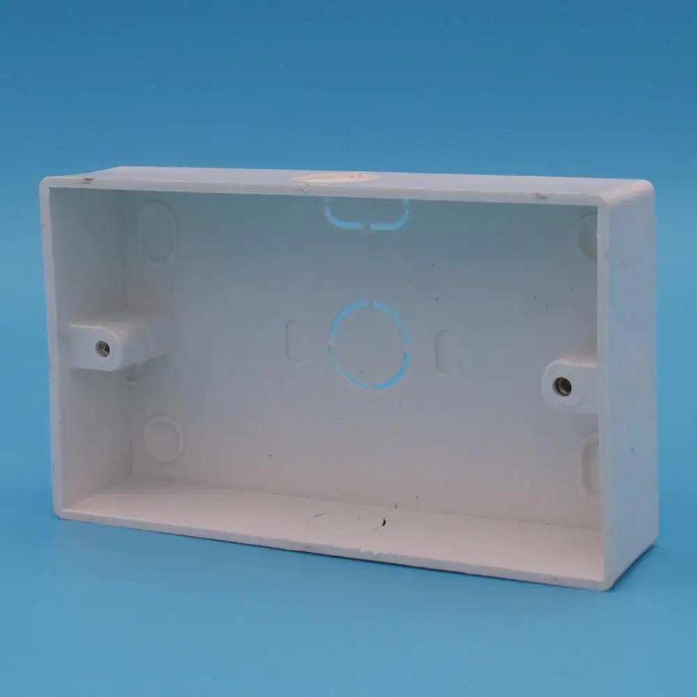 wall electrical switch back junction PVC boxes