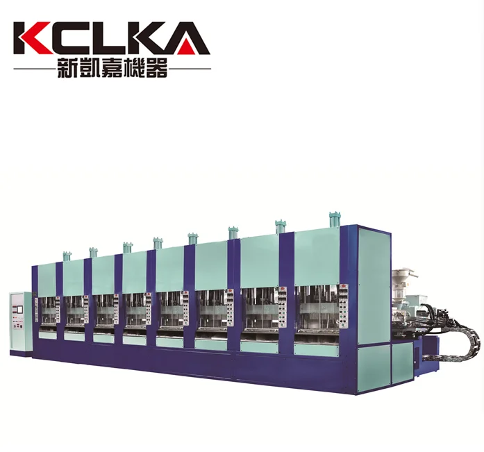 Full Automatic Foam EVA Injection Moulding Machine Export Standard Plate Sport Shoe Sole Making Machine 8 Station