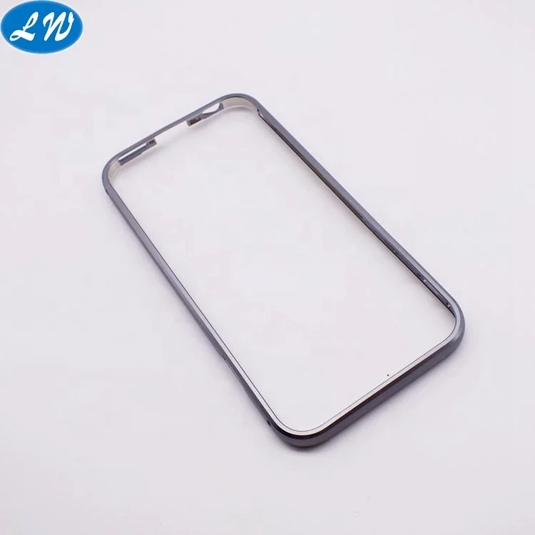 Aluminum Alloy Metal Bumper Magnetic Phone Tempered Glass Case For iPhone 7 8 X