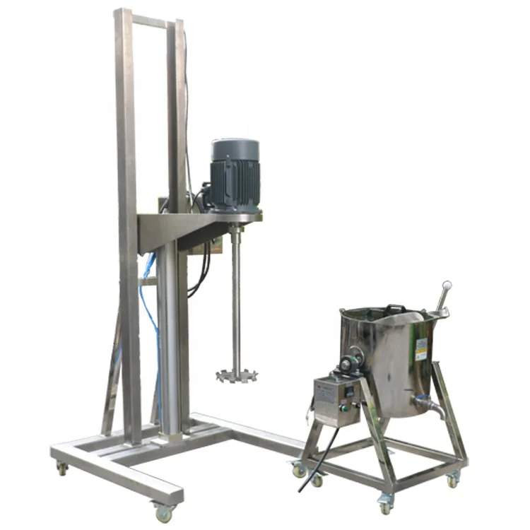 SILian Pneumatic Lift movable paint color ink blender mixer oil paint High Speed Dispersing machine price