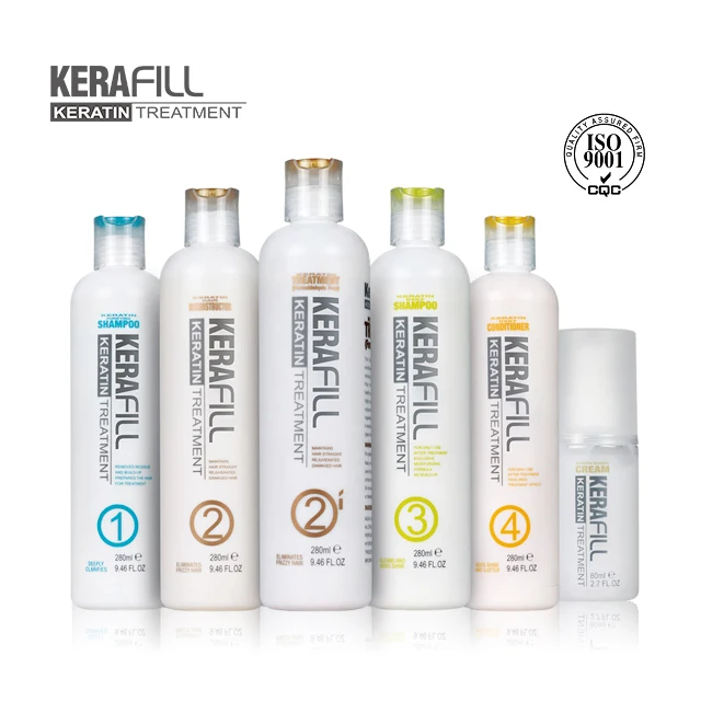 Top brand Kerafill professional quality hair treatment brazilian tratamiento keratina alisador calidad profesional