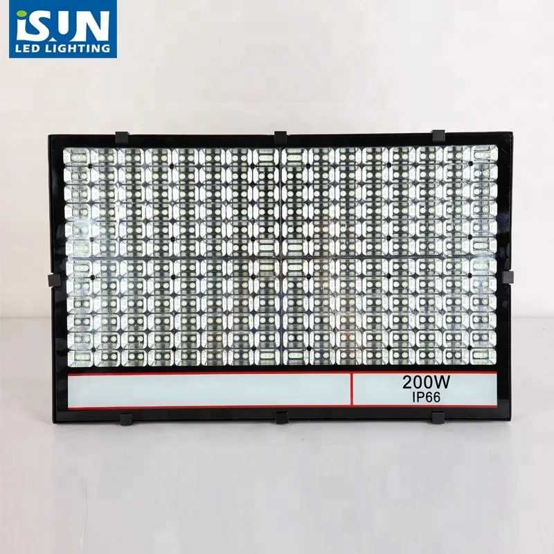 High Quality Waterproof IP65 Nano Reflector 200W Led Flood Light For Soccer Field