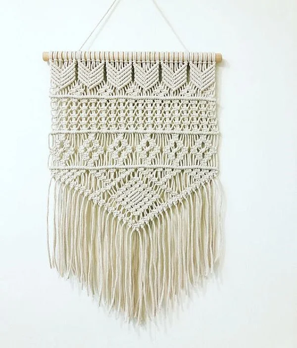 Boho Chic Design Home Decor Wall Hanging Pattern made up of 100% Cotton Ropes
