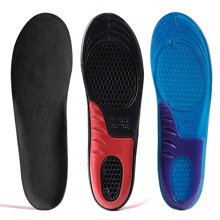 Гелевые спортивные амортизирующие стельки унисекс вставки для защиты пятки снимают боль в ступнях и предотвращают подошвенный фасциит