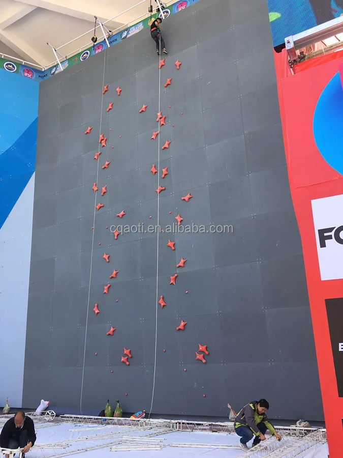 Various shapes easy installation bouldering wall climbing holds, climbing volumes