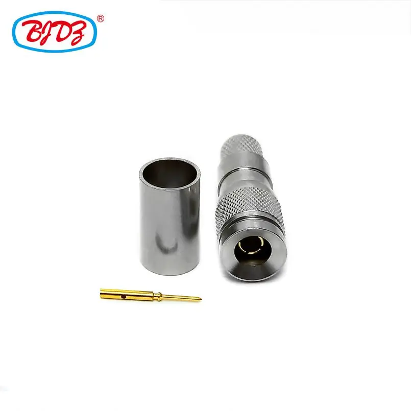 Precision Connector CC4 SAA Din 1.0/2.3 Male Plug Connector Crimp For BT3002 Cable Pigtail Connector