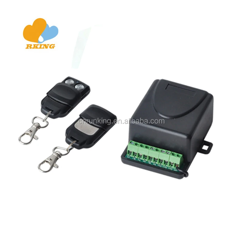 gate opener rf receiver transmitter 2 channels 433.92mhz