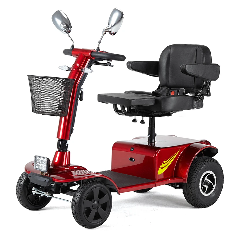 
Hot Sale outdoor four 4 wheel Folding Shared Electric Mobility Scooter for disabled 