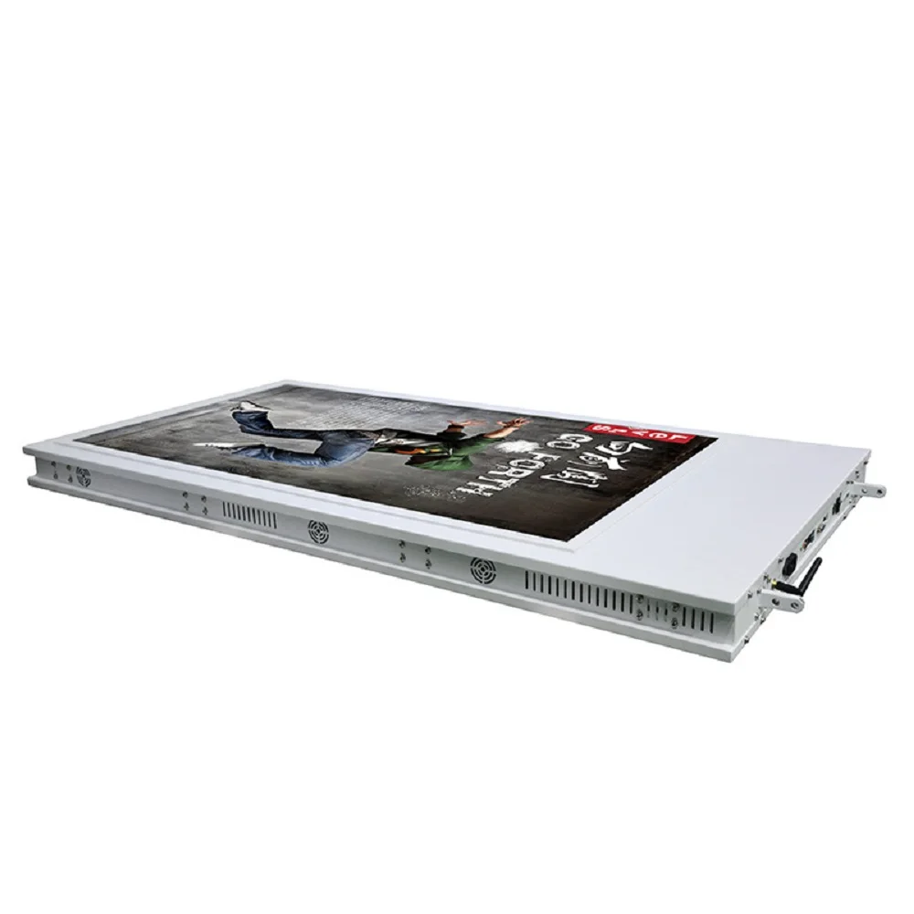 Android/Windows 43 дюйма двойной цифровой ЖК-экран высокого разрешения ЖК-дисплеи рекламы экраны на автобусах