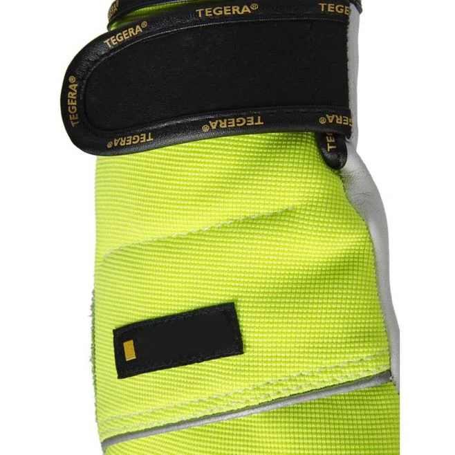 Wholesale safety work gloves hi-viz chainsaw protection work gloves abrasion resistant