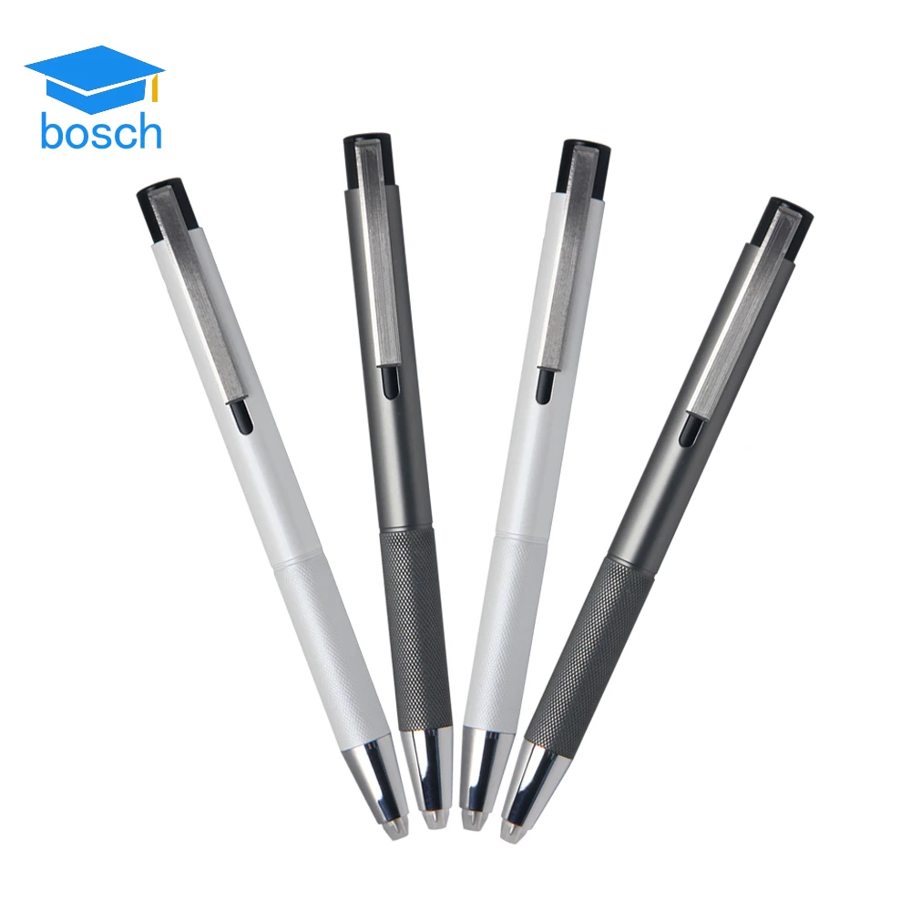 New model promotion gift led metal click ball pen with led light tip pen
