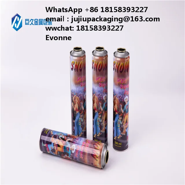 Wholesale Empty Hermetic Sealed metal empty spray paint cans  50ml 100ml 150ml 200ml 250 ml for sale