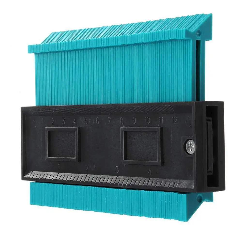 Contour Profile Gauge Duplicator - Woodworking Shape Tracing Template Measuring Tool - Profile Jig Guide -Pipe Tile Frame Gauge