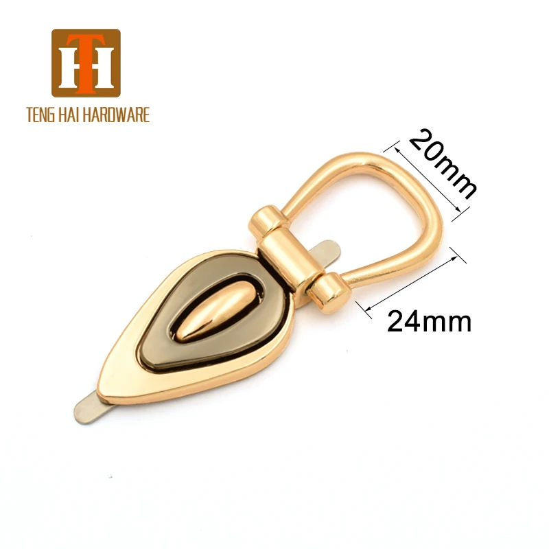 Wholesale custom handbag hardware handles accessories for leather bag
