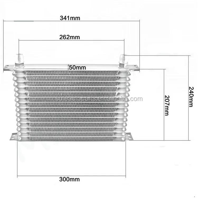All Aluminum Trust Type 15 Rows Engine Transmission Oil Cooler