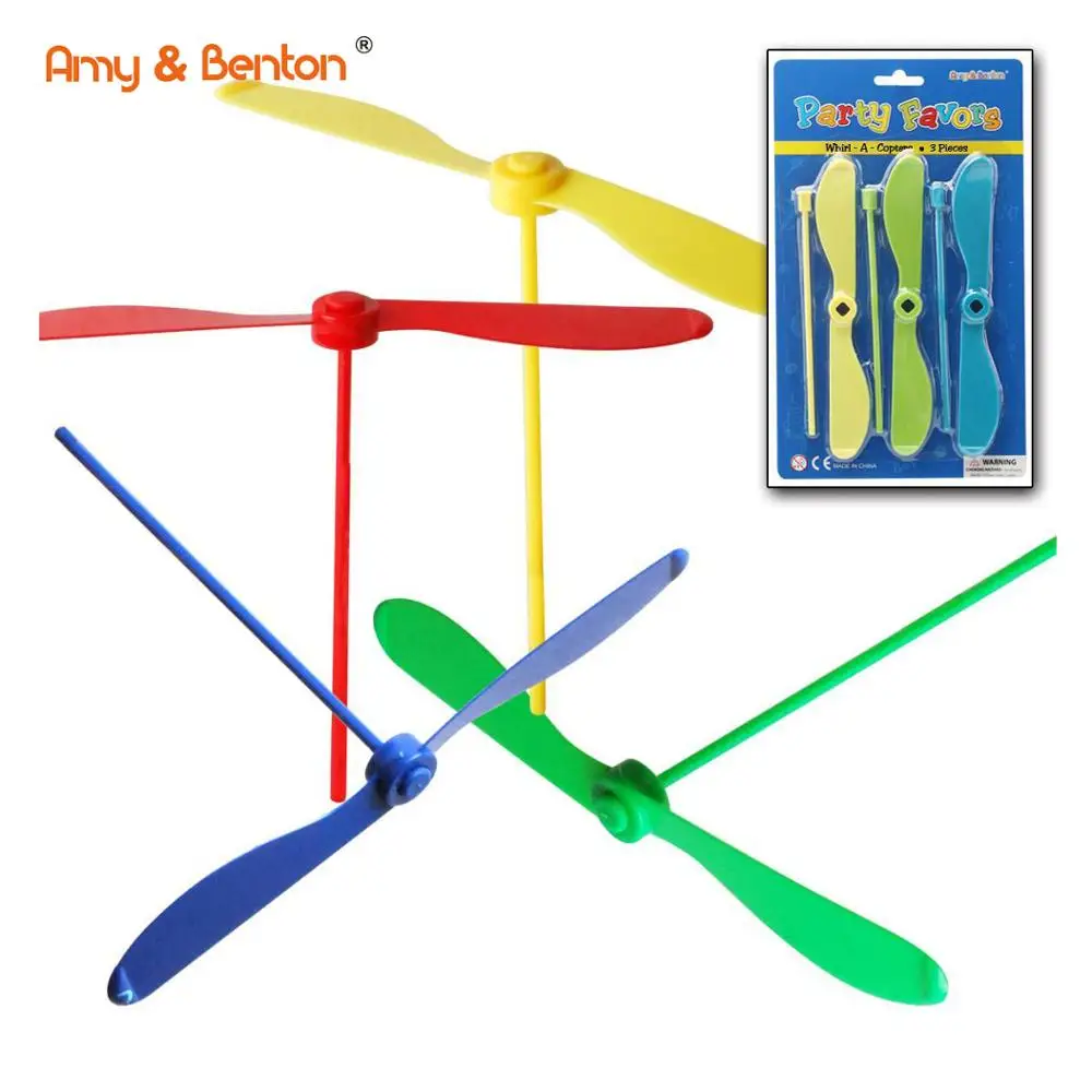 Пластиковая игрушка в виде бамбуковой стрекозы, цветные плавающие мини-игрушки whril-a-copters