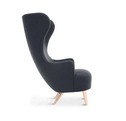  Стул Wingback из бархатной ткани/мебель для гостиничного проекта/стул