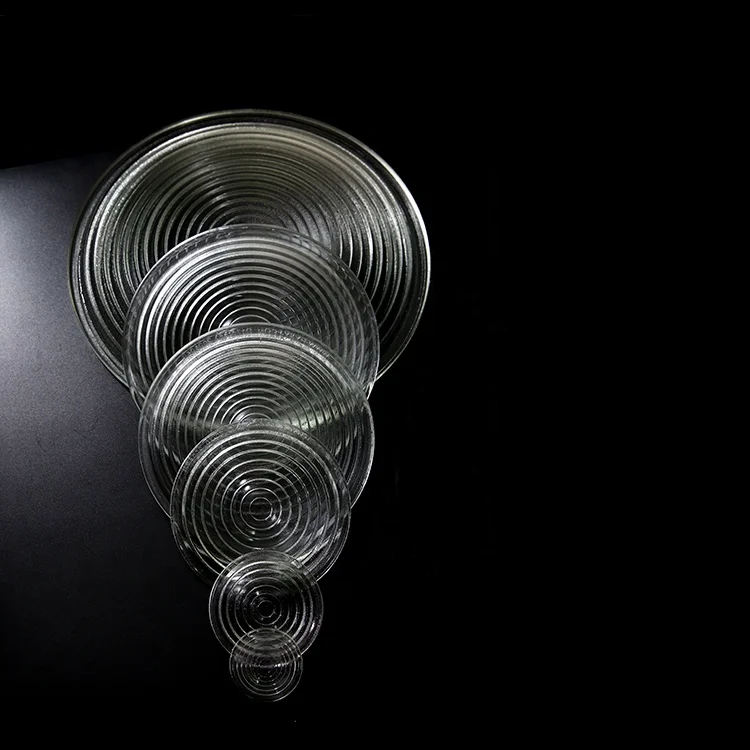 Customized Size optical glass fresnel lens cob