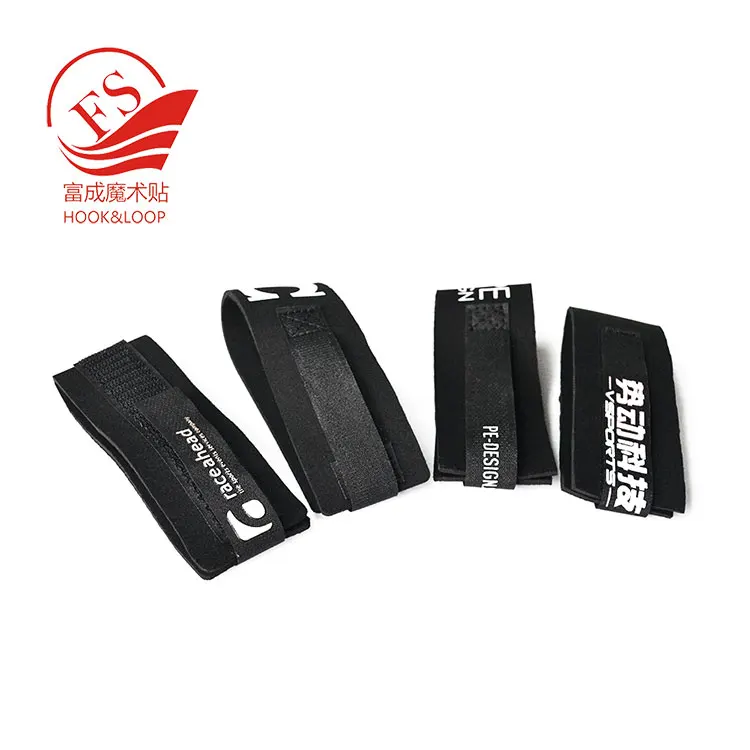 Custom logo printing ankle neoprene strap for holding timing chip