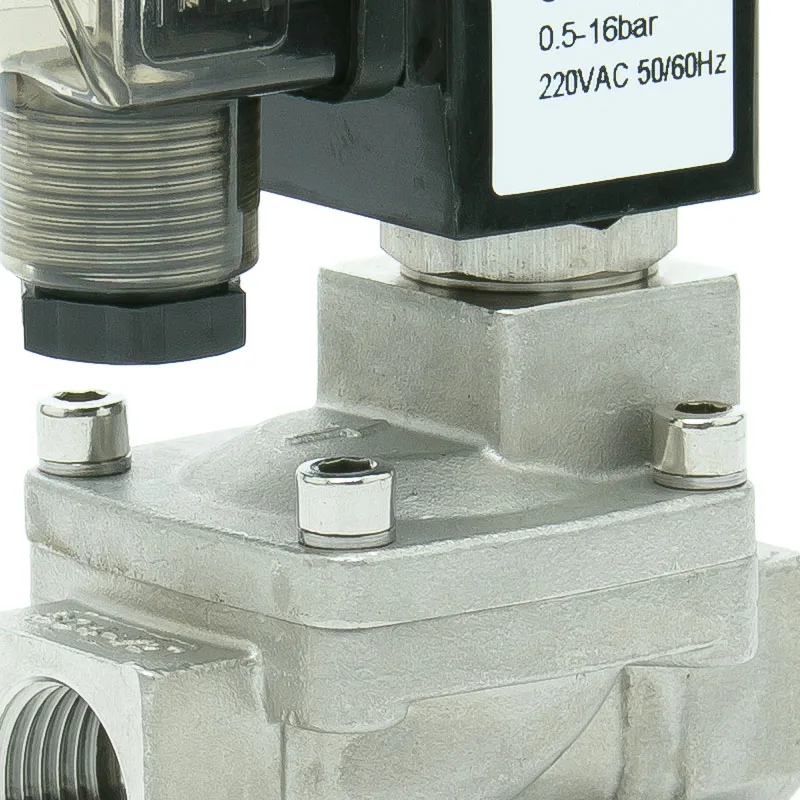 HOYAN SPX-15 1/2 дюйма водяной электромагнитный клапан из нержавеющей стали Pilot NC 24 в 36 В 220 В