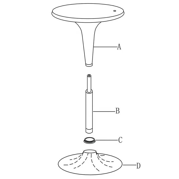 
GY-4063 Morden ABS Red White Coffee bar table used for tea room 