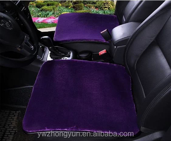 
Car Seat Cushion Car Plush Square Pad Cashmere Square Cover Keep Warm in Cold Winter 
